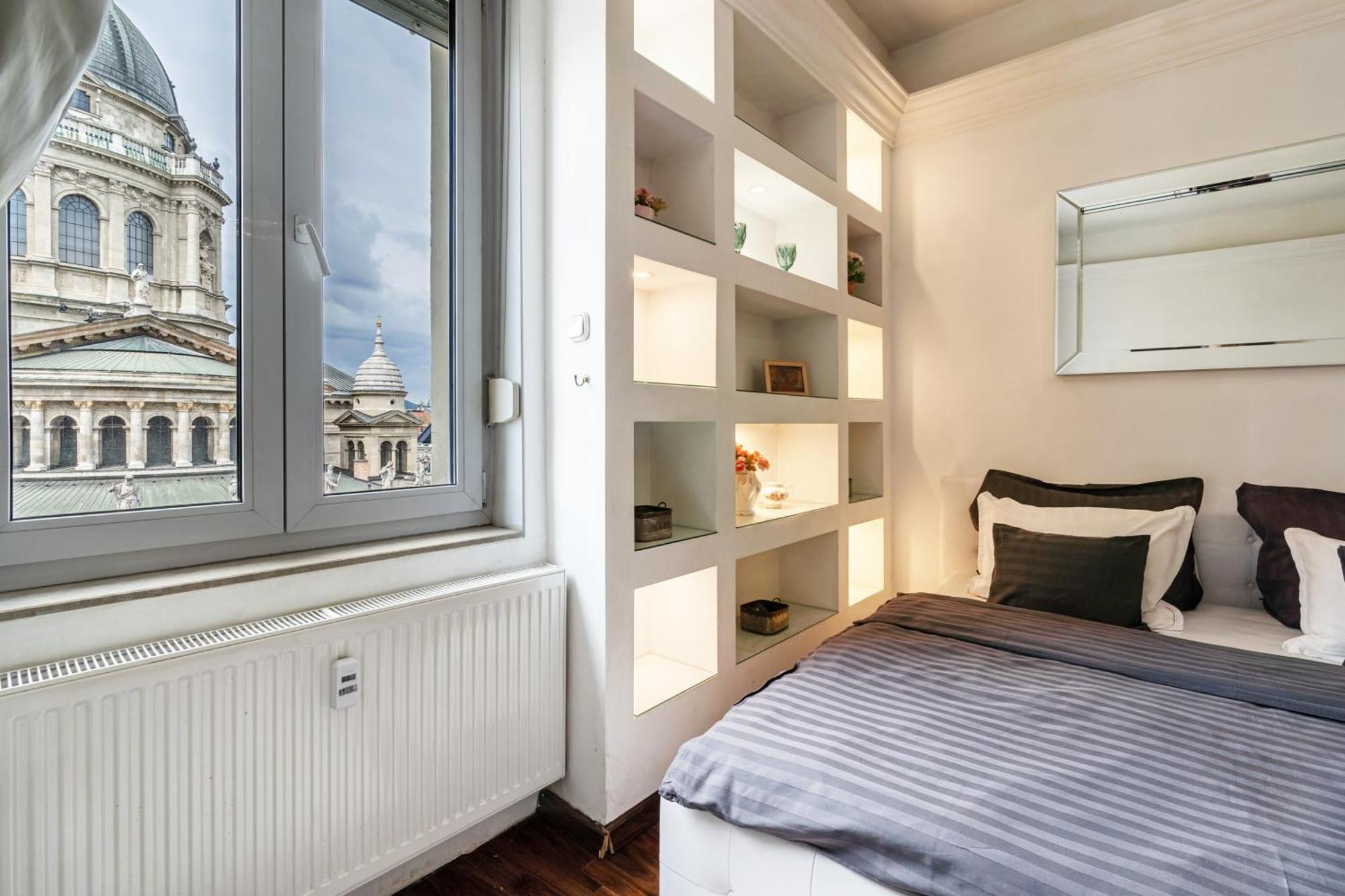 Basilica And Castle View Luxury Suite, Free Parking Reservation Needed Budapest Exteriör bild